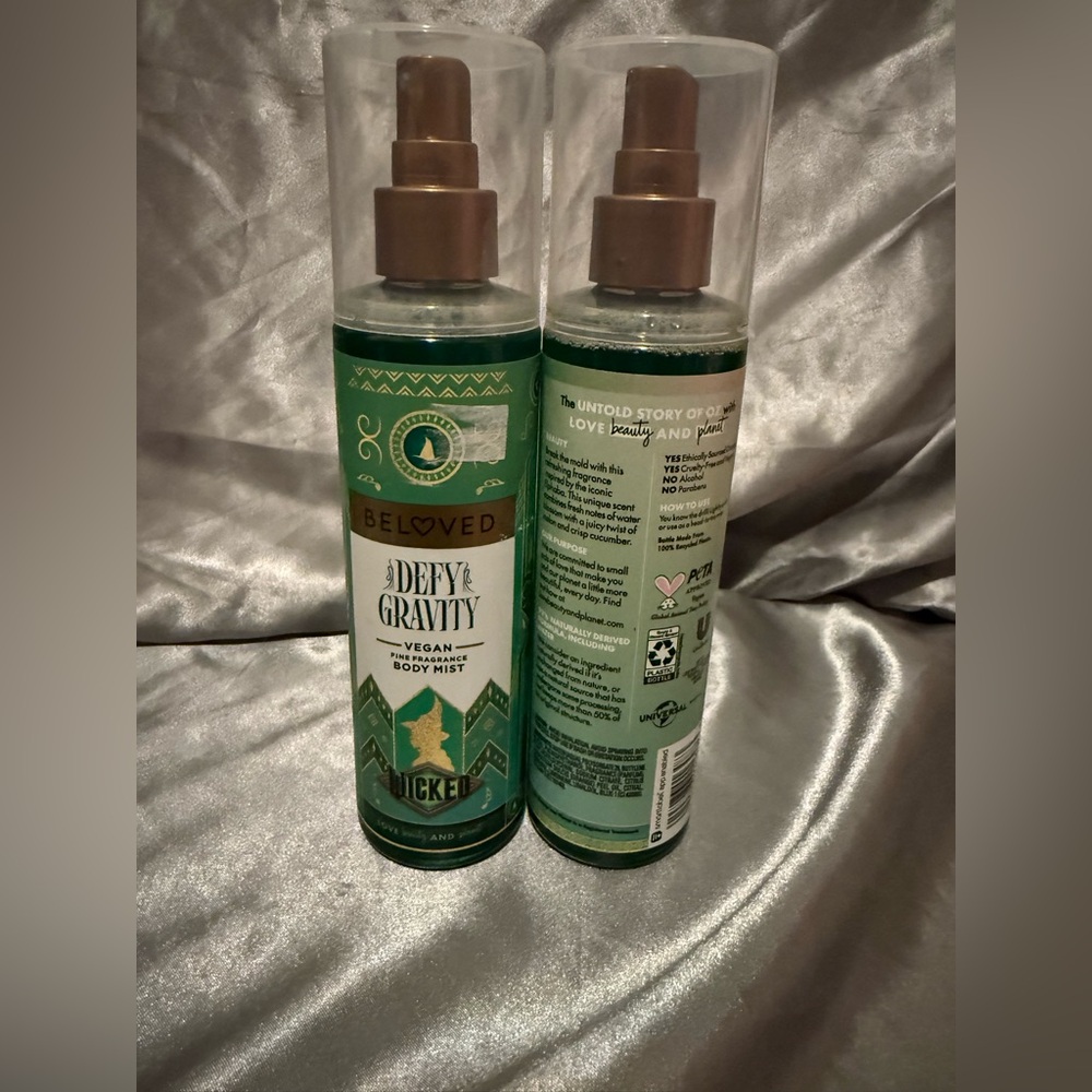 BELOVED Defy Gravity WICKED Body Mist 8 Fl Oz